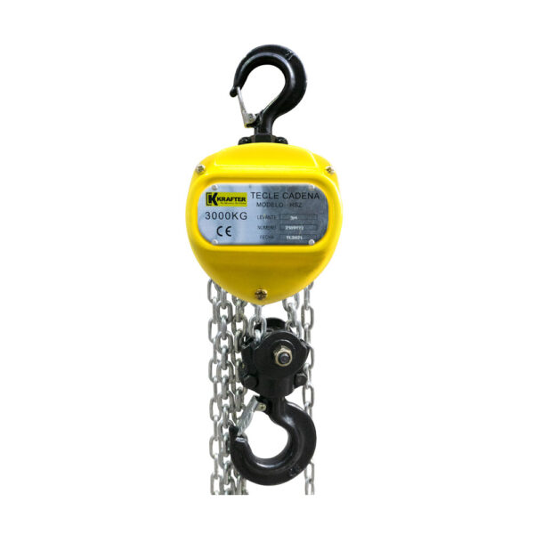 Tecle cadena HSZ-3 3,0 Ton. KRAFTER