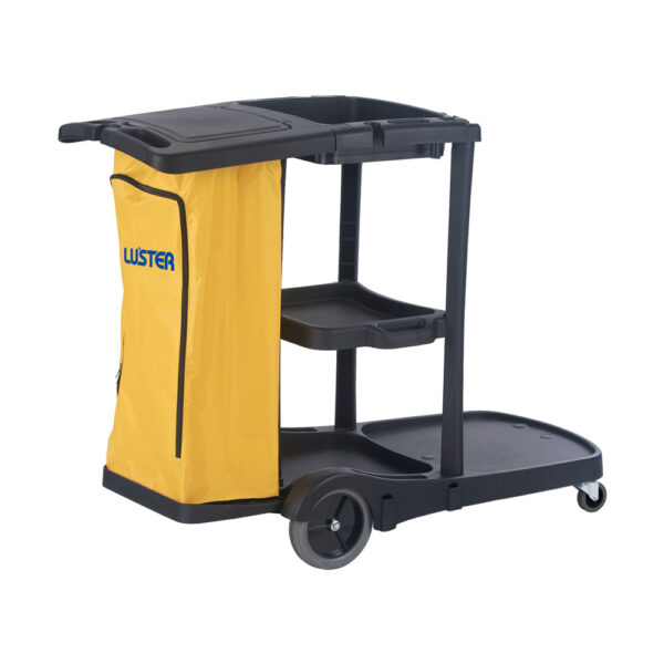 CARRO PORTA UTILES  NEGRO C/TAPA C/BOLSA