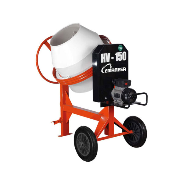 Betonera 150 Lts. 220 V  1,5 HP/ volteo lateral (HV 150E)